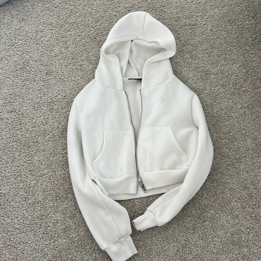 Shein Cropped Zip Up
